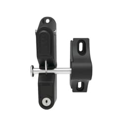Barrette Outdoor Living Locking Gravity Latch Black (Two-Sided Key Entry)