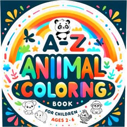Vividy Animal Coloring Book for Children: Alphabet of Animals: Age 2-6 - Color and Learn