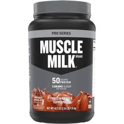 Muscle Milk Pro Series Protein Powder, Knockout Chocolate, 50g Protein, 2.54 Pound, 14 Servings Knockout Chocolate 2.54 Pound (Pack of 1)