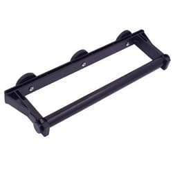 YYST Magnetic Paper Towel Holder Paper Roll Holder Rack Towel Bar Paper Dispenser for Kitchen Refrigerator, Dryer, Grill, Garage, Toolbox,Work Bench, Metal Cabinet，BBQ (black, 1)