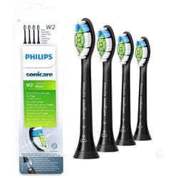 Philips Sonicare Optimal Whitening Black BrushSync Heads (Compatible with All Philips Sonicare Handles), 4 Pack