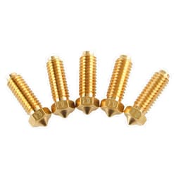 FYSETC 3D Printer Accessories - Anycubicc Kobra2 Go Neo Pro Plus Extruder Hotend Replacement Nozzle - 0.4mm Metal Brass: Apply for Almost Filament PLA ABS PETG Wood TPU ASA 5Pcs