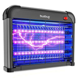Buzbug LED Bug Zapper Indoor, 10 Years Lifespan 3 Lamps Enhance Insect Attraction, 3800V High-Voltage, Electric Mosquito Zapper, Fruit Fly Mosquito Moth Gnat Zapper, Killer, Trap -MA009 (Matte Black)