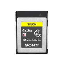 Sony 480GB TOUGH CEB-G series CFexpress Type B Memory Card (CEB-G480T)