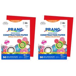 Pacon Prang (Formerly SunWorks) Construction Paper, Holiday Red, 9