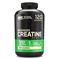 Optimum Nutrition Micronized Creatine Monohydrate Powder, Unflavored, 120 Servings, 600 Grams (Packaging May Vary)