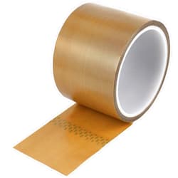 BOMEI PACK Teflone PTFE Glass Cloth Tape, (3-inch x 33 Feet x 0.18mm) High Temperature PTFE Tape for Vacuum Sealer Machine, Hand Impulse Sealers Insulation PTFE Coated Fiberglass Adhesive Tape