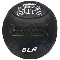 HappyHealth 8 lbs Rhino Promax Elite Medicine Ball44; Black
