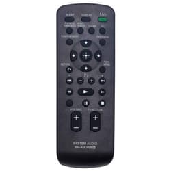 AIDITIYMI RM-AMU009 RMAMU009 Replace Remote Control fit for Sony Mini Hi-Fi Component Audio Stereo System CMT-BX20i CMT-BX50BTi CMT-CX4iP CMT-CX5BiP CMT-CX5iP CMT-FX300i CMT-FX350i CMT-HX35R CMT-HX50BTR