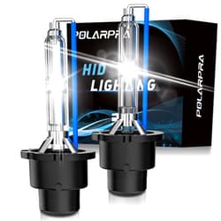 POLARPRA D4S HID Headlight Bulbs - 6000K Daylight White 35W 7600LM Super Bright Xenon Replacement High Low Beam Headlights Bulbs Set D4C/D4R HID Bulbs for Cars, 5 Years Lifetime - Pack of 2