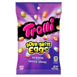 Trolli Sour Brite Eggs Gummy Candy, 4 Ounce Bag, 12 pack
