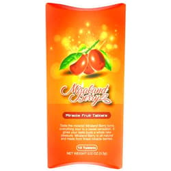 MIRALAND BERRY MiralandBerry Miracle Fruit Tablets, Miracle Berry, 10 Count, Turns Sour Foods to Sweet