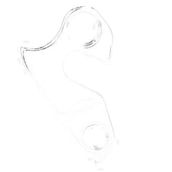 VGEBY Rear Gear Mech Derailleur Hanger Aluminium Alloy Derailleur Hanger Tail Hook Drop Out Adapter for Mountain Bike(#009) Derailleur Hanger Rear Derailleur Hanger Rear Derailleur