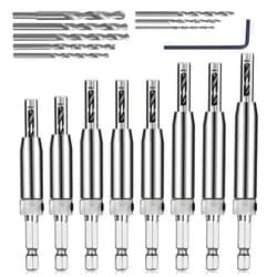 AIMLENTOOL 17pcs VIX Bits Self Centering Drill Bit Set, 1/4