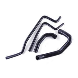 ZAP Performance Silicone Radiator Hose Pipe Kit For 1997-2006 Jeep TJ Wrangler Sahara 4.0L LHD 4.0L 242Cu. In. l6 GAS OHV Naturally Aspirated (Black)