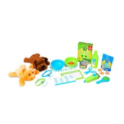 Melissa & Doug Feeding and Grooming Pet Care Play Set - Pretend Play Vet Toy Veterinarian Kit For Kids