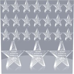Huquary Employee Appreciation Awards for Coworker Employee of The Month Trophy Acrylic Thank You Gift Bulk Be Proud of The Work You Do Keepsake for Retirement Farewell