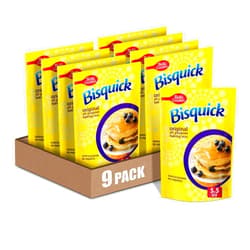 Betty Crocker Bisquick Original All-Purpose Baking Mix, 5.5 oz (Pack of 9)