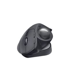 Logitech MX Ergo S Advanced Wireless Trackball Mouse, USB-C Rechargeable Wireless Ergonomic Mouse with Bluetooth and Encrypted Dongle, 6 Programmable Buttons, for PC/Mac