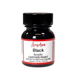 Angelus Acrylic Leather Paint Black 1oz