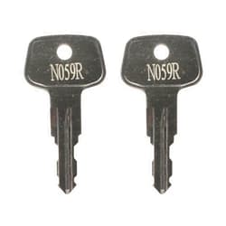 RMSPO (2 Pack) N059R Replacement Keys Compatible with Thule Roof Racks, Cargo Boxes & Ski Carriers - Fits Lock Code N059R - Spare Key Set for N-Series Cylinders