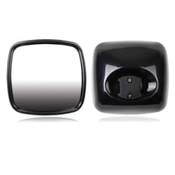 Aintier Hood Tow Mirrors Truck Door Mirrors Compatible with 2003-2017 for Freightliner M2 100 106 112 114SD Smaller Mirror Truck Mirror Wide Angle Mirror Heated Black Housing