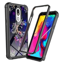 Rosebono Fashion Rosebono for LG Stylo 5 Case, Stylo 5 Plus Case, Hybrid IMD Design Graphic Anti-Scratch Colorful Silicone Skin Cover Armor Case for LG Stylo 5/Stylo 5+ (Wiccan Moon)