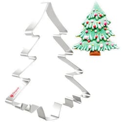 Orapink Large 5'' Christmas Tree cookie cutter,Stainless Steel Biscuit Cutters For Baking