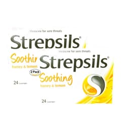 Strepsils Honey & Lemon 24 Lozenges 2 Pack