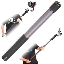 Zelnoox Gimbal Extension Pole,Lightweight and Strong 3 Section Camera Extension Pole Universal Compatible with Digtital Camera iPhone Smartphone Gimbal Stabilizer Camera Pole