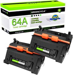 greencycle 64A Compatible Black Toner Cartridge Replacement for HP 64A CC364A for Laserjet P4014dn P4014n, P4015dn P4015n P4015tn, P4015x, P4515n, P4515tn, P4515 Printer Ink Cartridge (2PK)
