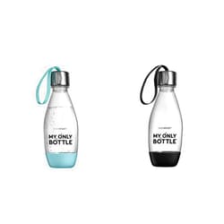 sodastream 0.5 Liter My Only Bottle Icy Blue & Black, 1 Count Each (Pack of 2)