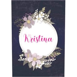 Rebeca Ger Manja Publishing Kristina: Notizbuch A5 | Personalisierter vorname Kristina | Geburtstagsgeschenk für Frau, Mutter, Schwester, Tochter ... | Blumendesign | 120 Seiten ... A5 (14,8 x 21 cm) (German Edition)