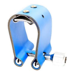 MEELYHOMEZQA Alto Saxophone Ligature Fastener Compact Artificial Leather for Alto Sax Saxophone Rubber Mouthpiece