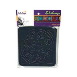 Cedar Canyon Textiles Artist's Paintstiks Rubbing Plates, 7.125 by 7.125-Inch, Kaleidoscope, 6-Pack