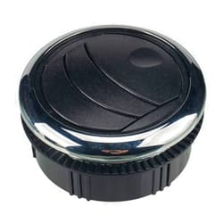Garneck Round A/C Air Outlet Vent Electroplate Knob Type Universal for RV Bus Boat Yacht Electric Car 87mm/75mm