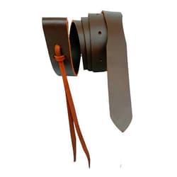 WEMBILS Leather Latigo Cinch Strap for Western Saddle Cinch tie with Holes Girth