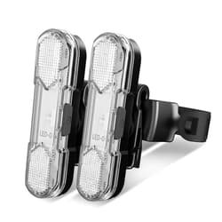 VICTGOAL Rear Bike Tail Light 2 Pack, USB Rechargeable Bright LED Bicycle Taillight with 4 Lighting Modes Waterproof Bike Light Flashing Light