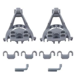 SUUJI 00428344 Dishwasher Bearing Lower Rack Flip Tine Clip Kit Replacement Part Compatible With Bosch Thermador Kenmore Dishwasher Replaces for 418499 00418499 428344 420199 00420199 1999096