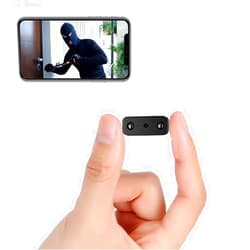 N\C WiFi Spy Camera Mini Hidden Camera, Spy Cam with Audio Small Nanny Cam Security Cameras, Night Vision Motion Alerts Video Recorder with Live Feed Phone APP