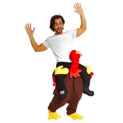 Morphsuits MorphCostumes Unisex Piggyback Turkey Costume - With Stuff Your Own Legs