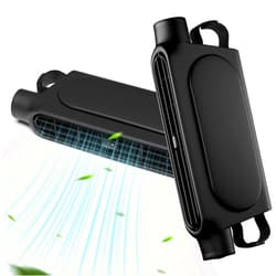 Winfree Car Backseat Cooling Fan,Portable Car Back Fans,Cooler USB Car Fan with 3 Speeds,Adjustable Wind Speeds Cooling Tool,Portable Backseat Vehicle Fan for Sedans,SUV Truck and Cars (2PCS,Black)