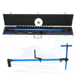 GDAE10 High Precision 2D Measuring System, Aluminum Alloy Universal Retractable Measuring Tool Tram Gauge Auto Body Frame Machine Repair Tool