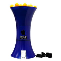 JOOLA iPong V300 Table Tennis Training Robot - Serves 40mm Regulation Ping Pong Balls Automatically - Play Solo w/o Playback Mode on your Ping Pong Table - Various Models Available, Size 19 , Blue