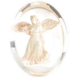 AngelStar 8706 Healing Angel Worry Stone, 1-1/2-Inch, White