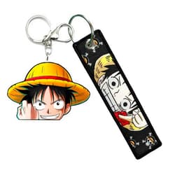 huwaicpiniversal Anime Character Keychain,MotoLoot Keychain,Eastern Entertainment Pirate King Luffy Metal Keychain,Pendant, Gift,Souvenir.