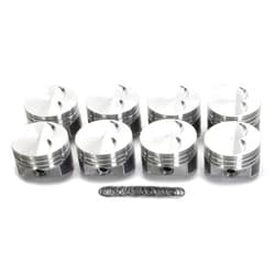 JE Pistons KB Performance Pistons KB120.030-7cc Flat Top Piston Set for Small Block Chevrolet