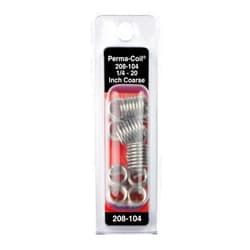 Perma-Coil 208-104 Thread Insert Pack 1/4-20 12PC Helicoil 5521-4