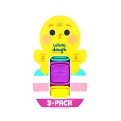 Chuckle & Roar Whoa Dough Chick-Shaped Spring Edition Pack – Airy Soft Stretchy Sensory Dough in Individual Containers, Mess-Free Molding & Shaping Compound for Kids Crafts, Ages 3+