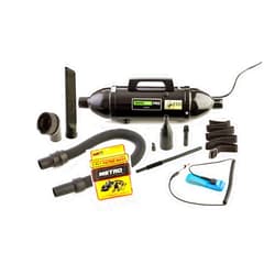 METROVAC ESD-Safe Pro Series | Comp Vacuum/Blower w/Micro Cleaning Tools | Multipurpose Tool for Removing Dust, Lint & Paper Shreds | 1 Pack, Black